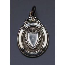 Vintage Collectable 1950 Solid Silver Watch Fob/Medal